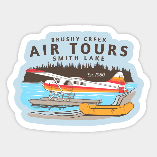 Brushy Creek Air Tours • Smith Lake Sticker by Alabama Lake Life